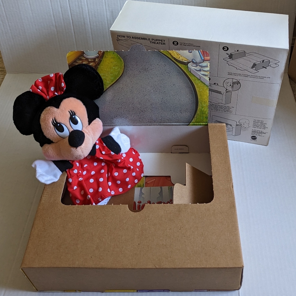 Disney Toontown Minnie Mouse Puppet Theater Kodak Promotion 1993 - Picture 2 of 8